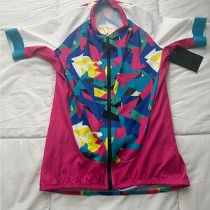 SUGOI Women's M Performance Jersey Cycling Short Sleeve Top Pockets READ